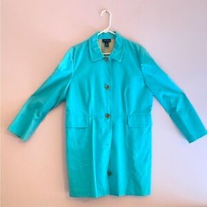 Fun Ann Taylor Women's Lightweight Blue Coat